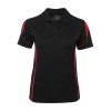 Black Red Ladies Bell Polo